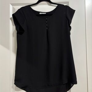 Elegant Black Women's Top